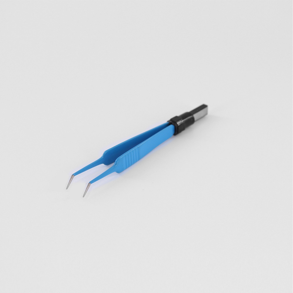 11.5cm Curved BiPolar Electrosurgical .5mm Fine Tip Forceps