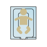 Pediatric Underbody Patient Warming Blanket IOB Forced Air Pediatric Underbody Patient Warming Blanket