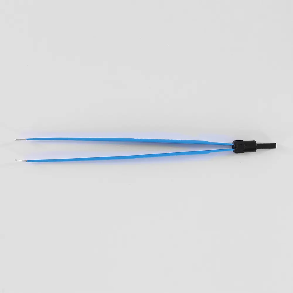 ESU Reusable 20cm Curved Bipolar Forceps - 2mm Tip