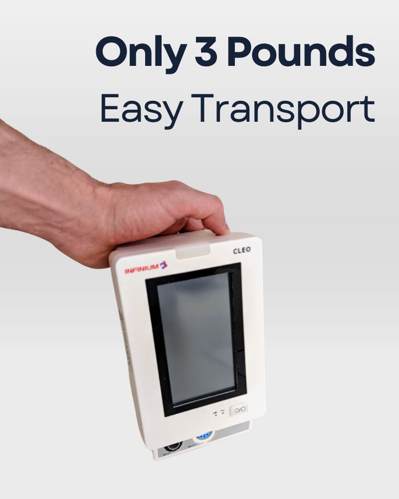 Cleo Compact EtCO2 Monitor with Vitals