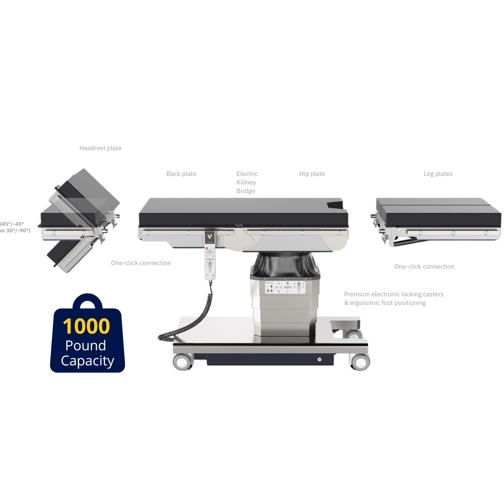 ST300 - 1000lb Surgical Table Platform