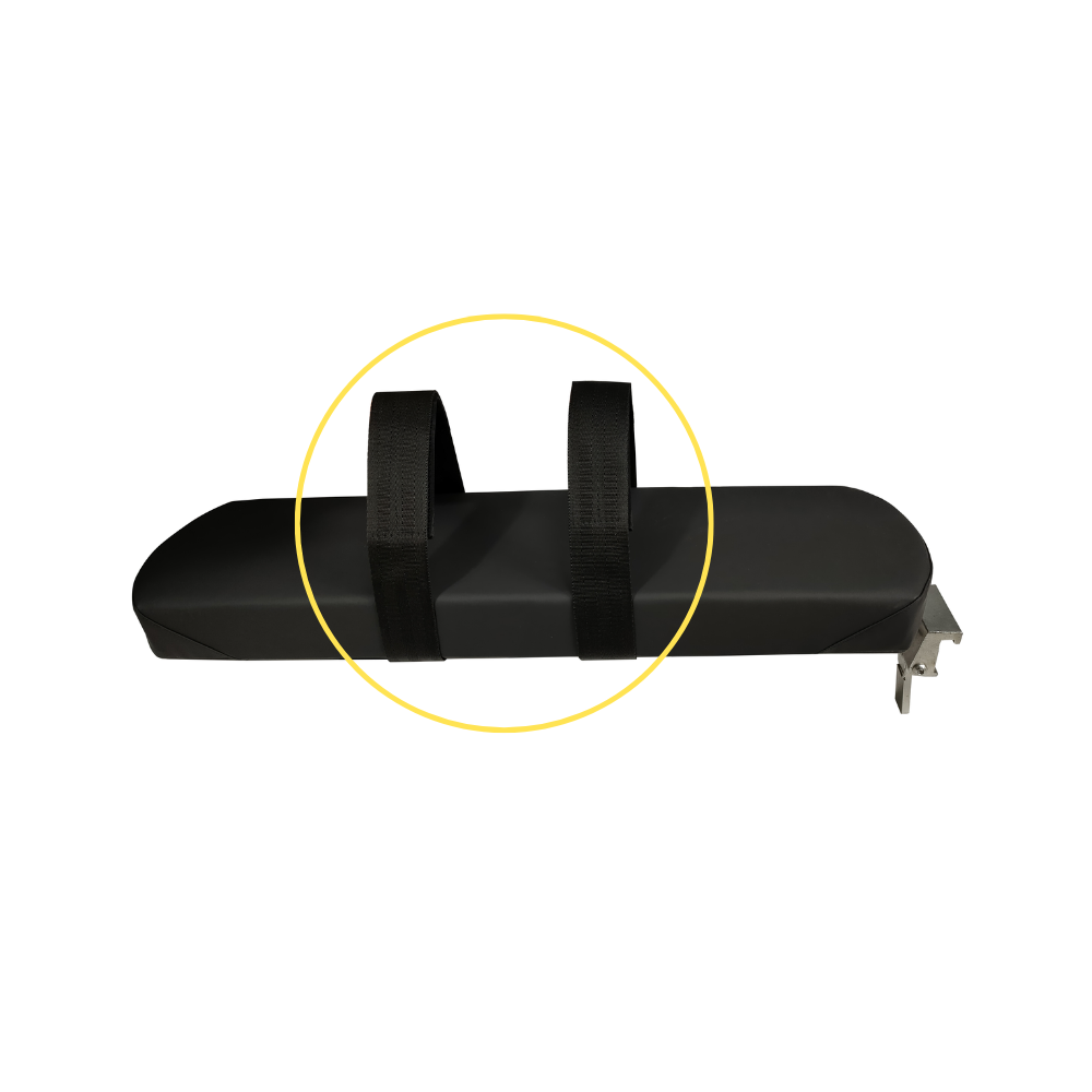 Surgical table armboard forearm - hand restraint strap